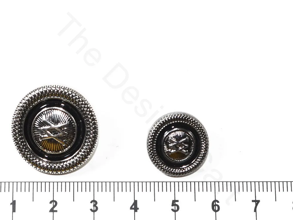 Silver XX Suit Buttons